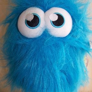 Blue fuzzy monster Hat by Emerald Toy